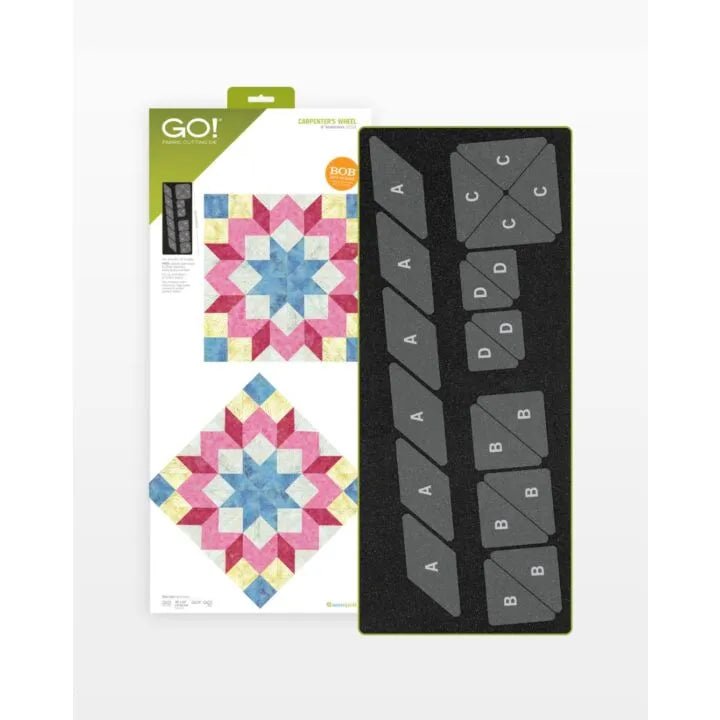 GO! Carpenter's Wheel - 18" Finished Die (55531) - Maple Leaf Quilting Company Ltd.