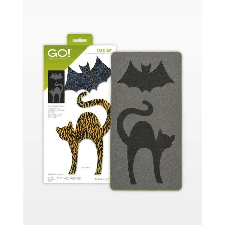 GO! Cat & Bat (55365) - Maple Leaf Quilting Company Ltd.