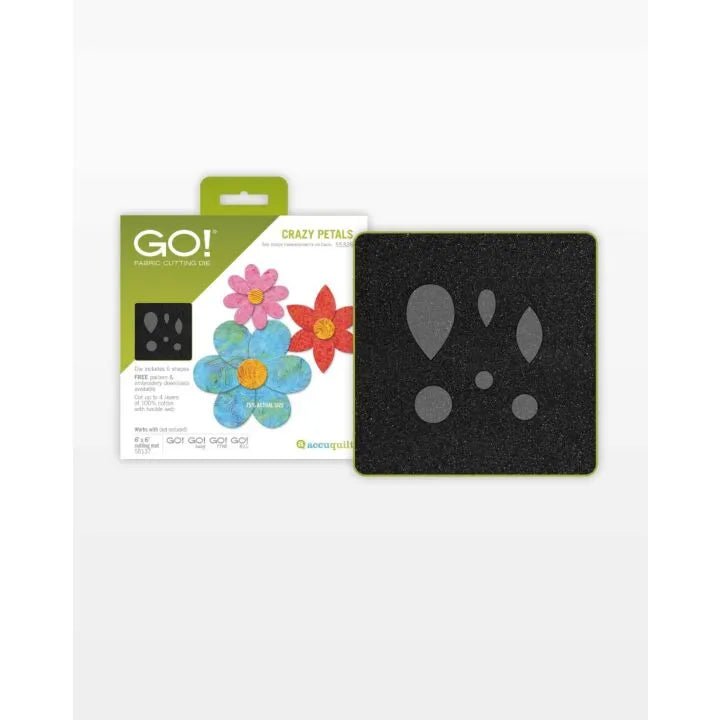GO! Crazy Petals Die (55326) - Maple Leaf Quilting Company Ltd.