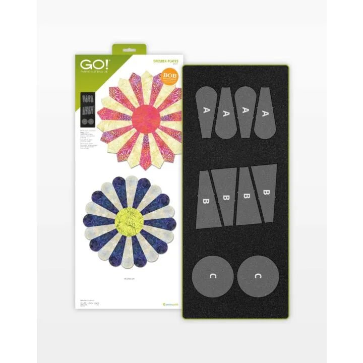 GO! Dresden Plates Die (55071) - Maple Leaf Quilting Company Ltd.