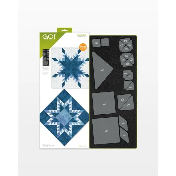 GO! Feather Star - 16" Finished Die (55535) - Maple Leaf Quilting Company Ltd.
