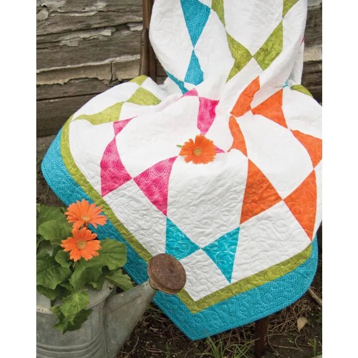 GO! Half Square Triangle - 4" Finished Square (55031) - Maple Leaf Quilting Company Ltd.