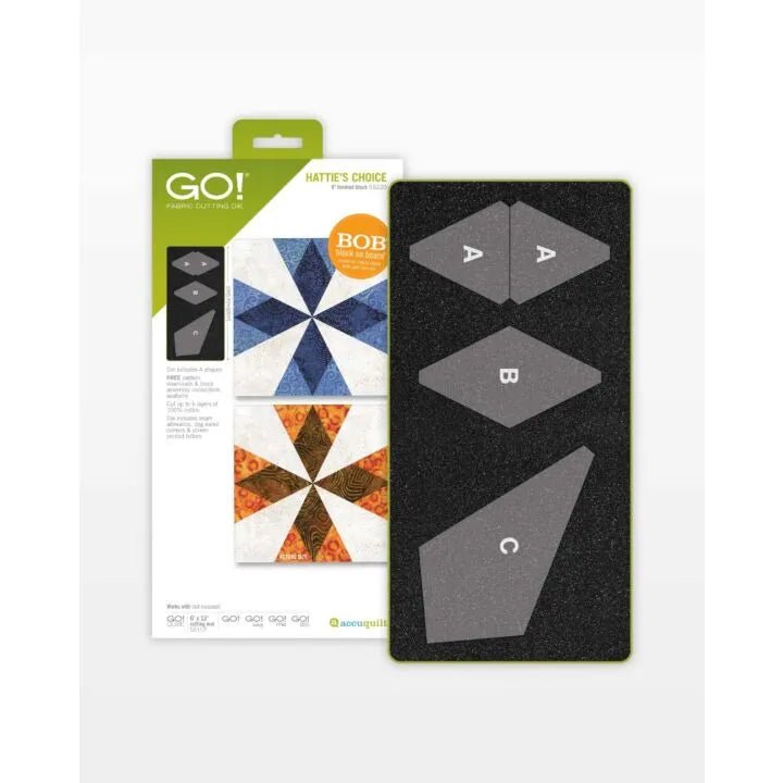 GO! Hattie's Choice - 8" Finished Die (55220) - Maple Leaf Quilting Company Ltd.