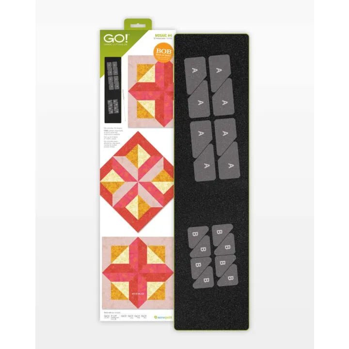 GO! Mosaic 4 - 10" Finished Die (55608) - Maple Leaf Quilting Company Ltd.