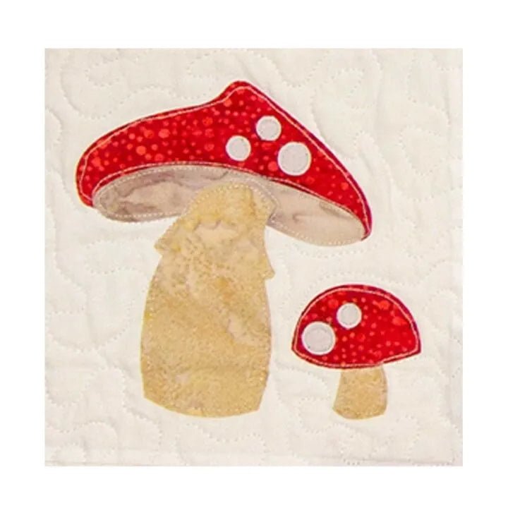 GO! Mushroom Medley Die by Janine Lecour (55631) - Maple Leaf Quilting Company Ltd.