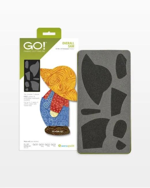 GO! Overall Sam Die (55062) - Maple Leaf Quilting Company Ltd.