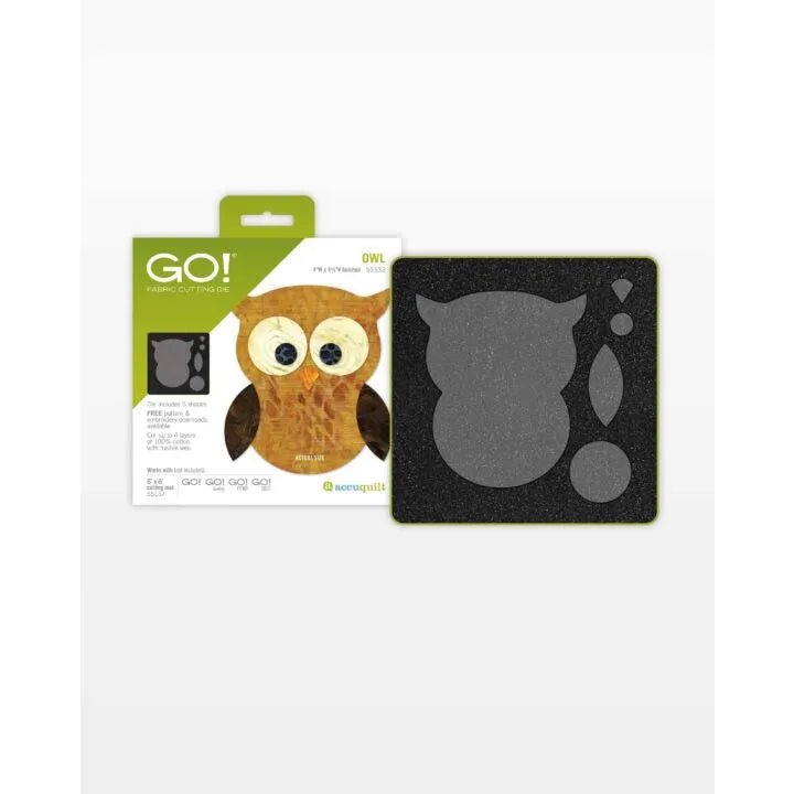 GO! Owl Die (55333) - Maple Leaf Quilting Company Ltd.