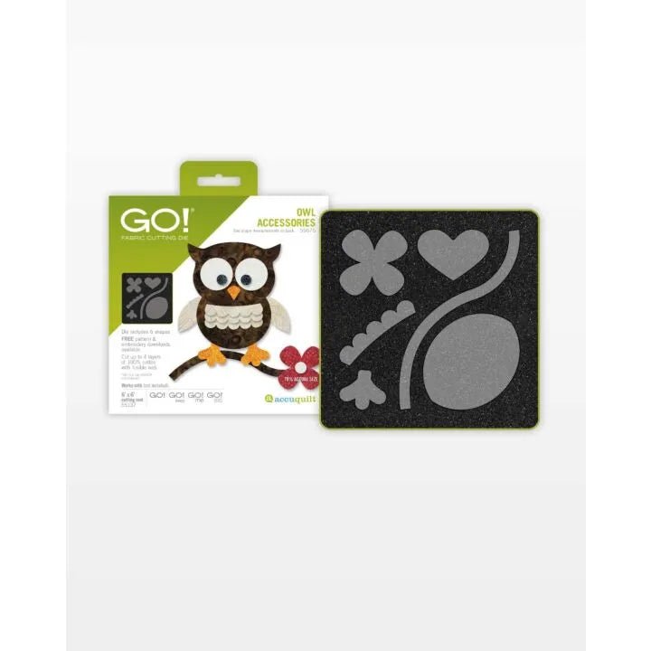 GO! Owl Die Accessories Die (55675) - Maple Leaf Quilting Company Ltd.