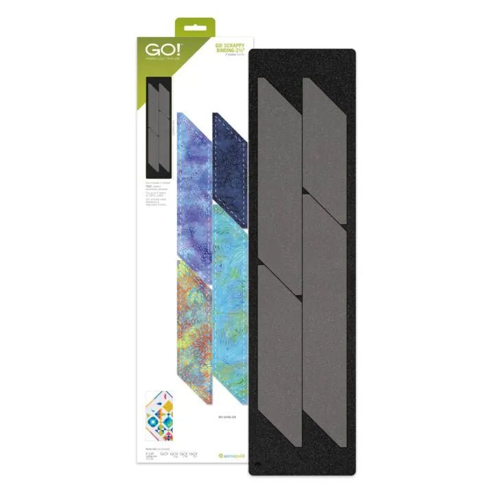 GO! Scrappy Binding - 2 1/2" (2" Finished) Die (55646) - Maple Leaf Quilting Company Ltd.