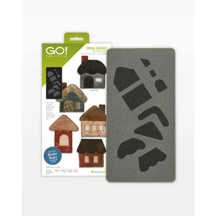GO! Small Houses by Reiko Kato Die (55387) - Maple Leaf Quilting Company Ltd.