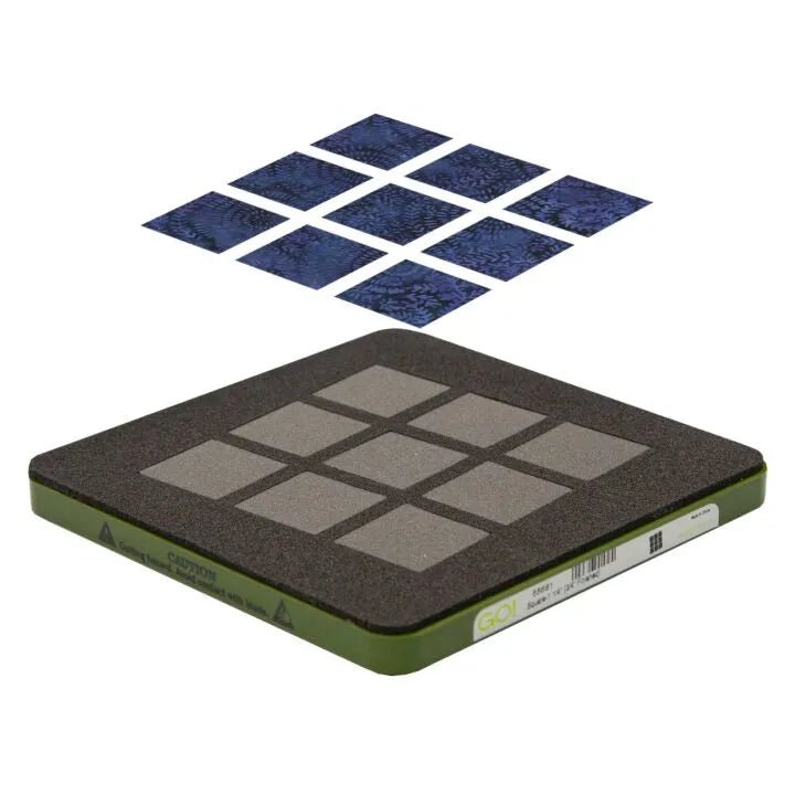 GO! Square - 1 1/4" (3/4" Finished) Die (55681) - Maple Leaf Quilting Company Ltd.