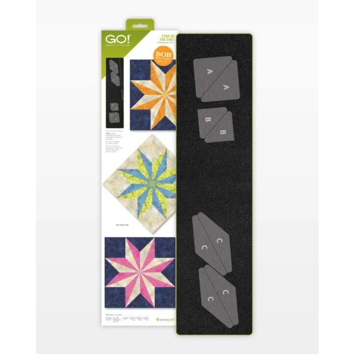 GO! Star of the East - 9" Finished Die (55587) - Maple Leaf Quilting Company Ltd.
