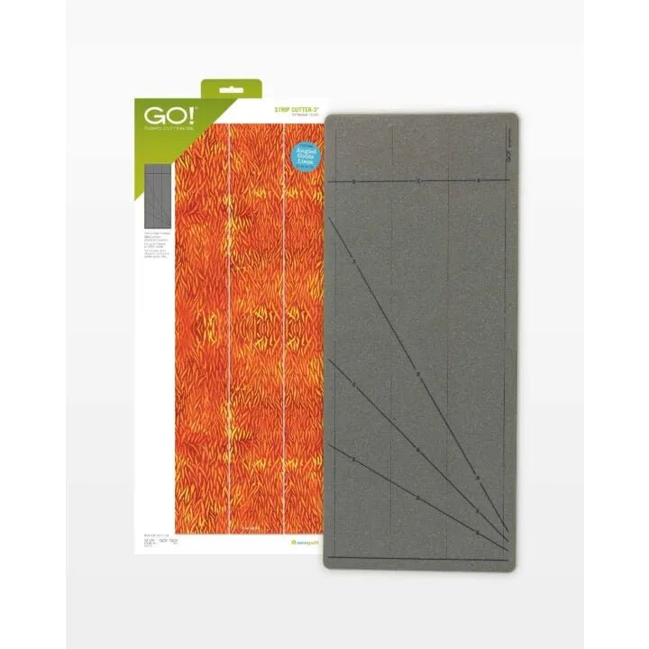 GO! Strip Cutter - 3" (2 1/2" Finished) Die (55084) - Maple Leaf Quilting Company Ltd.