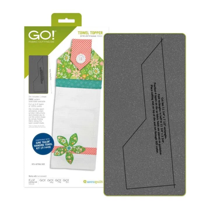 GO! Towel Topper Die (55641) - Maple Leaf Quilting Company Ltd.
