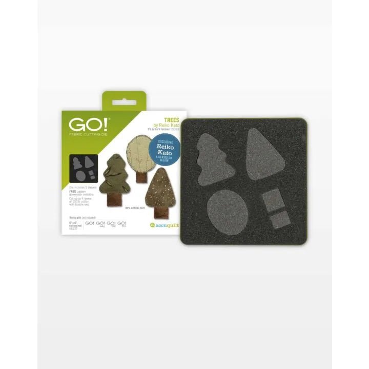 GO! Trees by Reiko Kato Die (55388) - Maple Leaf Quilting Company Ltd.