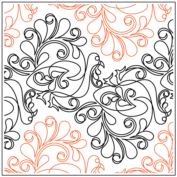Gobbler – 16.5” Paper Pantograph - Maple Leaf Quilting Company Ltd.