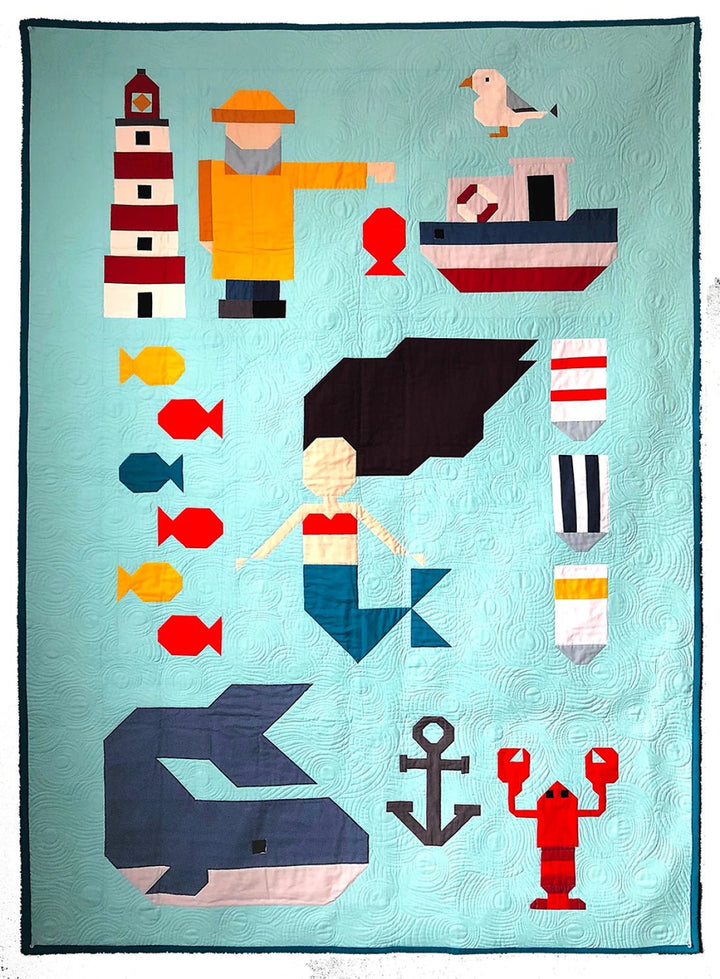 Going Coastal Quilt Pattern (AEGC0525) - Maple Leaf Quilting Company Ltd.
