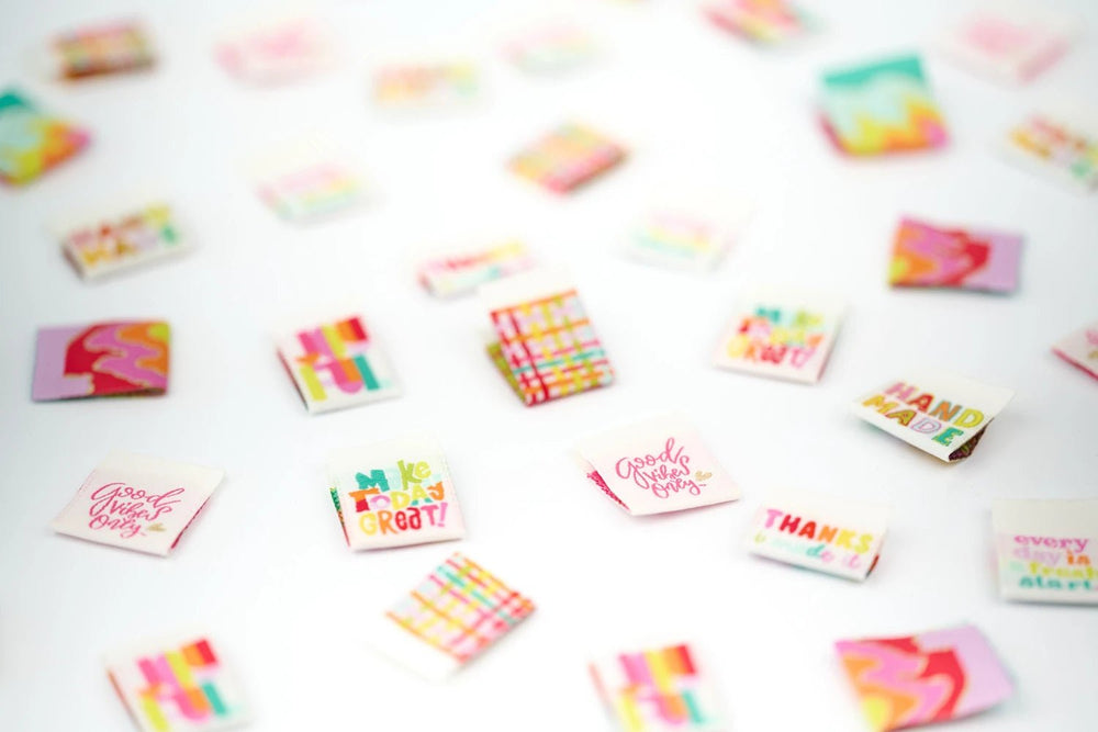 Good Vibes - Woven Label Pack (WLP - 2505) - Maple Leaf Quilting Company Ltd.