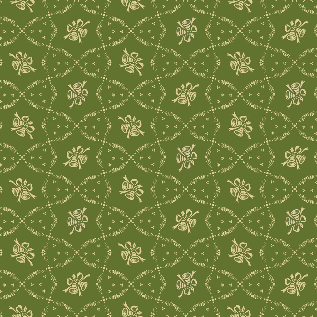 Green Bells 44” - (R111331D - GREEN) – Sold in UNITS of ¼ metre - Maple Leaf Quilting Company Ltd.