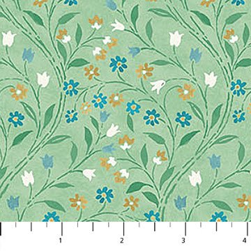 Green Multi Mini Trail Mariposa by Northcott 44” (28508 - 74) – Sold in UNITS of ¼ metre - Maple Leaf Quilting Company Ltd.