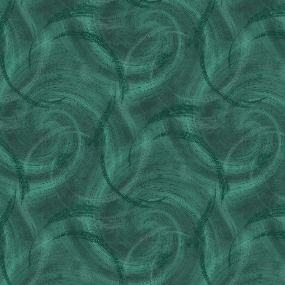 Green Quasi Circle Texture 108” Flannel (BQ3995F - 66) - Sold in UNITS of 1/4 metre - Maple Leaf Quilting Company Ltd.