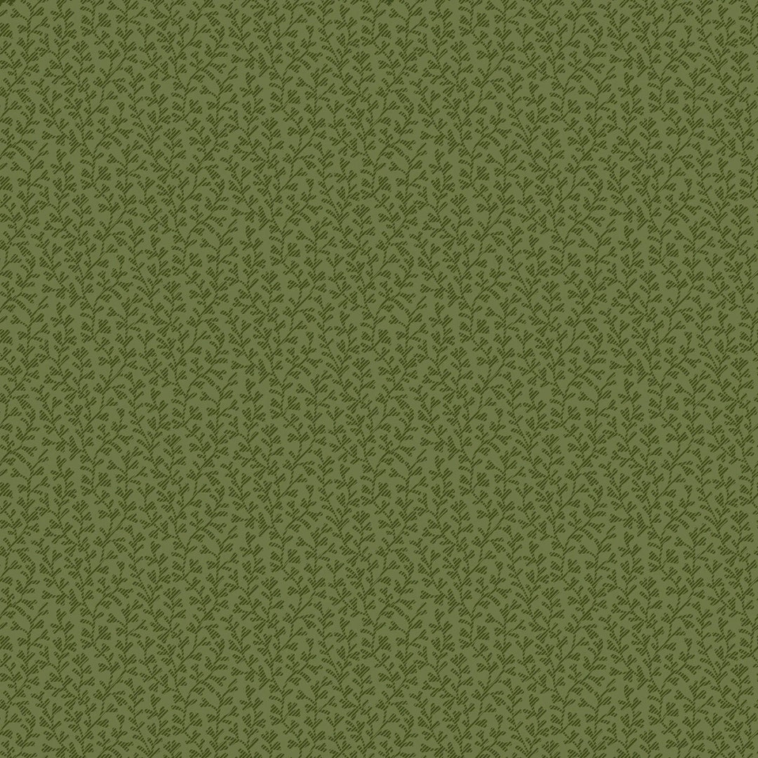 Green Tonal Vine 44” - (R111332D - GREEN) – Sold in UNITS of ¼ metre - Maple Leaf Quilting Company Ltd.