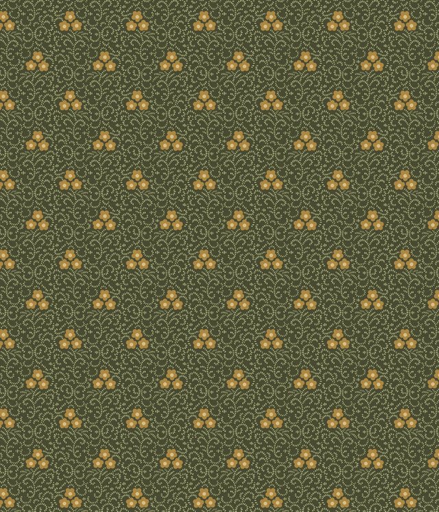 Green Triple Ditsy 44” - (R621366D - GREEN) – Sold in UNITS of ¼ metre - Maple Leaf Quilting Company Ltd.