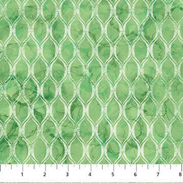 Green - Veranda by Deborah Edwards & Melanie Samra - Northcott 44” - (DP28402 - 72) – Sold in UNITS of ¼ metre - Maple Leaf Quilting Company Ltd.
