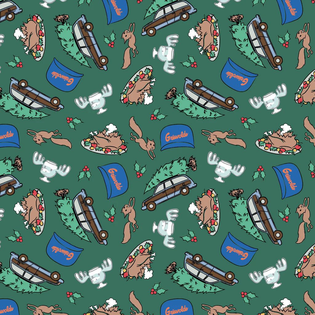 Griswold's Family Xmas - Xmas Vacation Toss 44" Wide Cotton (23150123-01) 🇨🇦 - Maple Leaf Quilting Company Ltd.