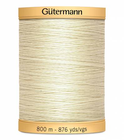 Gutermann Natural Cotton Variegated Thread 800m/875yds | Egg White - 919 - Maple Leaf Quilting Company Ltd.