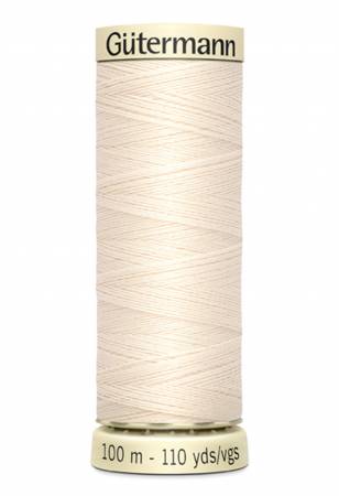 Gutermann Sew - all Polyester All Purpose Thread 100m| Eggshell (729883 - 22) - Maple Leaf Quilting Company Ltd.