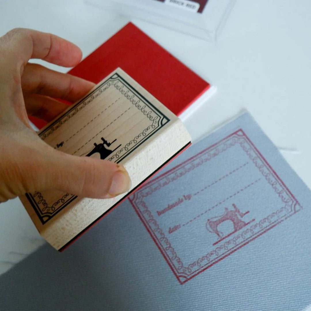 Handmade By Fabric Stamp (MS - STMP) - Maple Leaf Quilting Company Ltd.