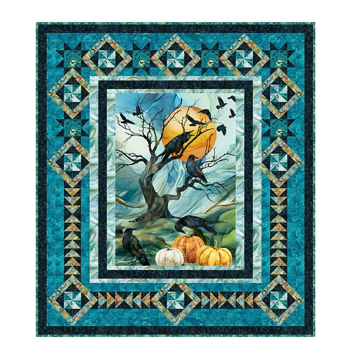 Harvest Moon Quilt Kit (64" x 72") - Maple Leaf Quilting Company Ltd.