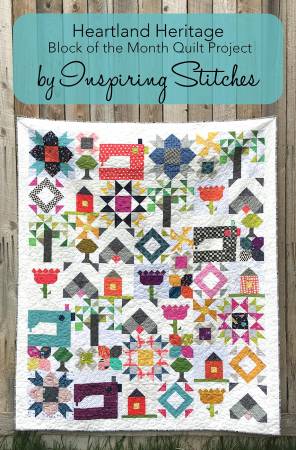 Heartland Heritage Block Of The Month Postcard Patterns - Maple Leaf Quilting Company Ltd.