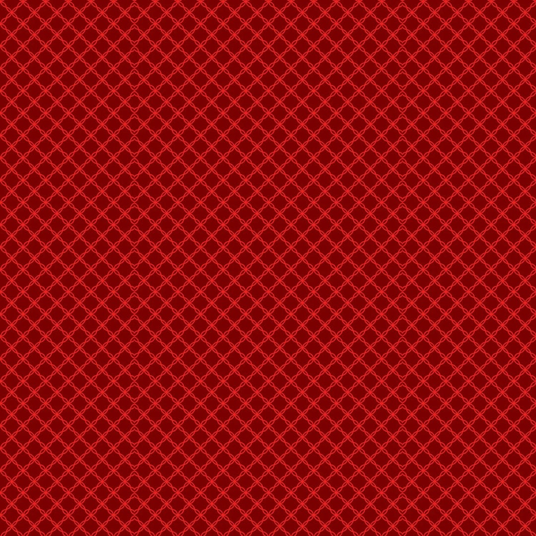 Holly Jolly Calico - Crimson Plaid 3" | 44"/45" Cotton - Maple Leaf Quilting Company Ltd.