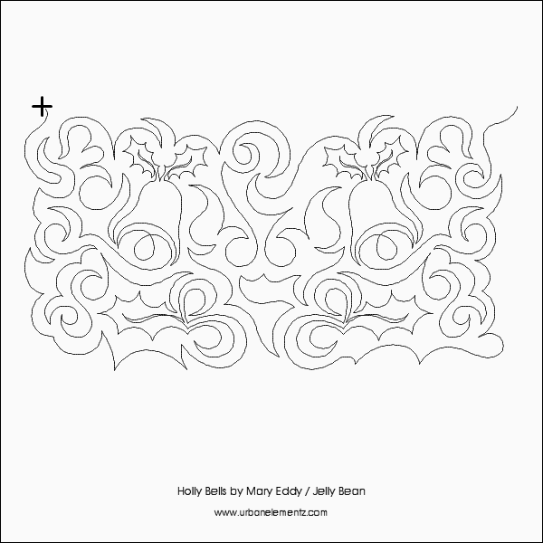 Holly Bells – 12.5” Paper Pantograph