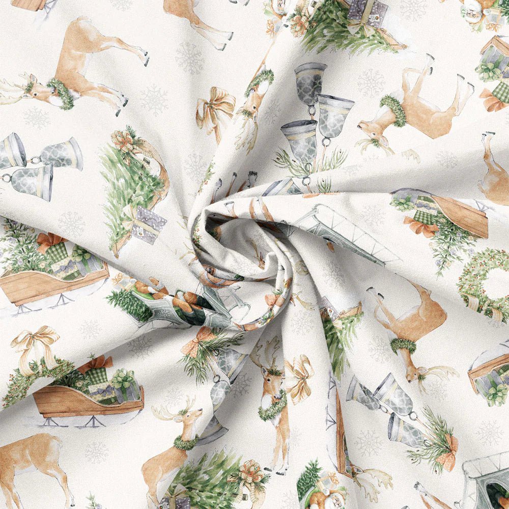 Home for the Holidays Collection | Fat Quarter Bundle 10pcs (66250405FQB) 🇨🇦 - Maple Leaf Quilting Company Ltd.