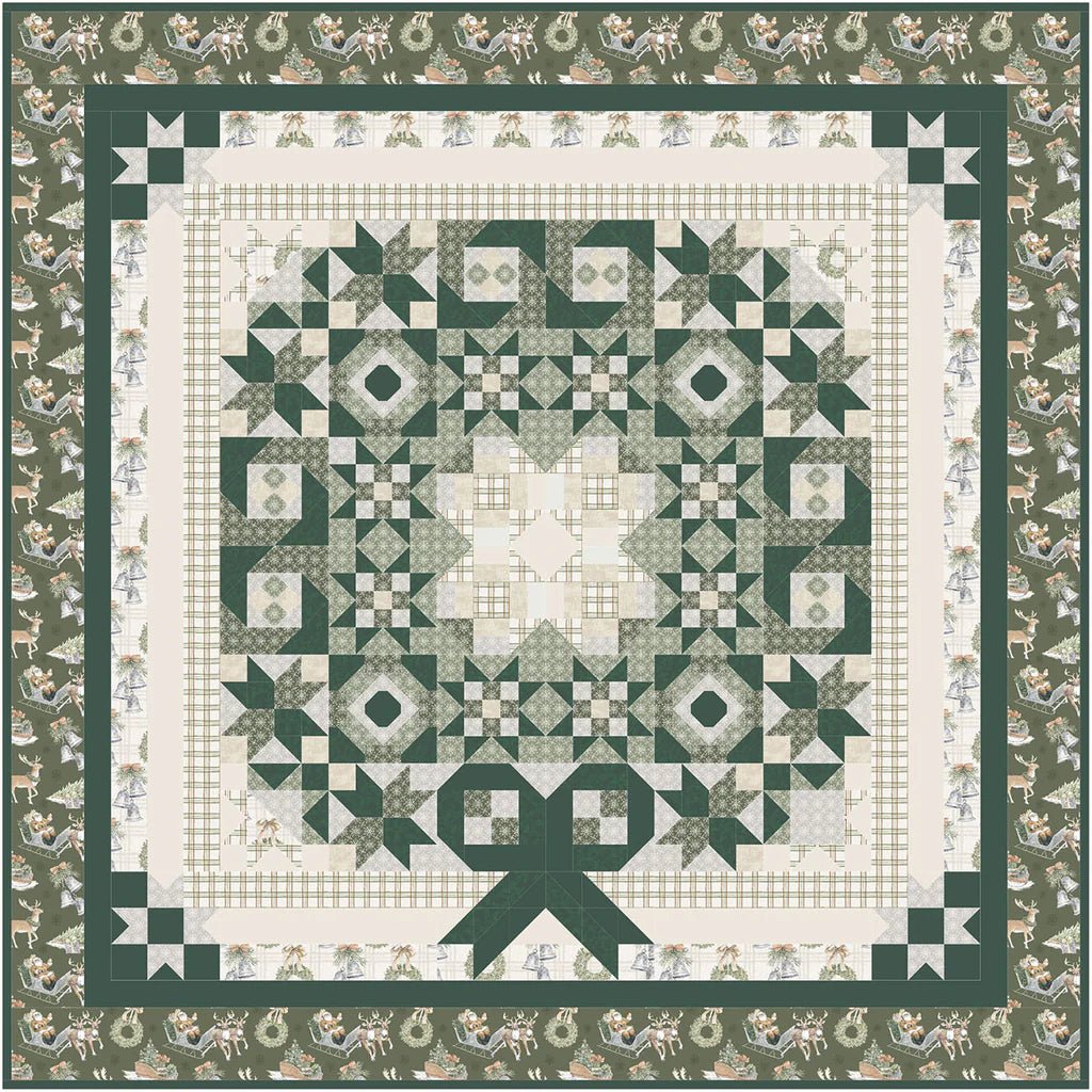 Home for the Holidays Digitally Printed Quilt Panel - Maple Leaf Quilting Company Ltd.