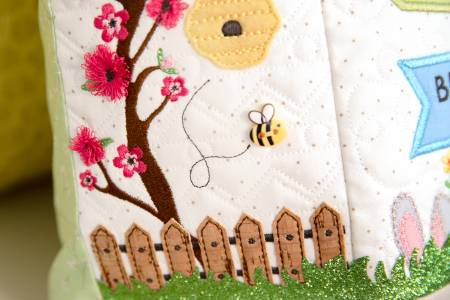 Hoppin' Down the Bunny Trail Embroidery Pattern - Maple Leaf Quilting Company Ltd.