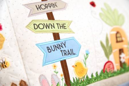 Hoppin' Down the Bunny Trail Embroidery Pattern - Maple Leaf Quilting Company Ltd.