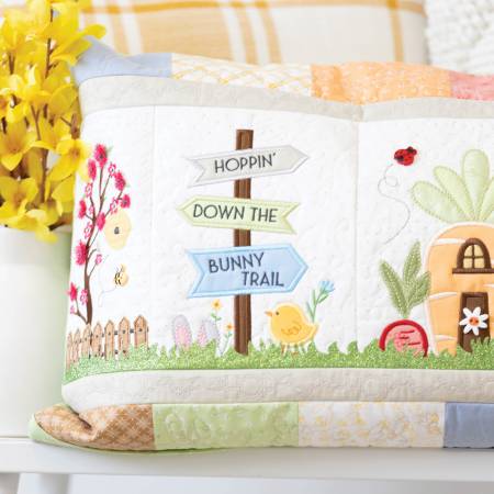 Hoppin' Down the Bunny Trail Embroidery Pattern - Maple Leaf Quilting Company Ltd.