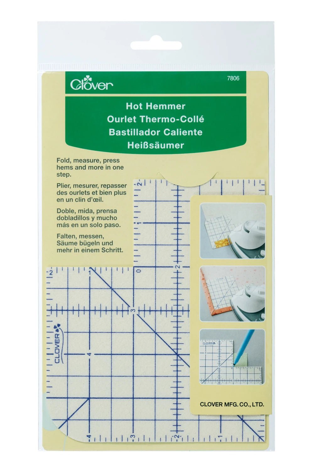 Hot Hemmer Pressing Tool (7806CV) - Maple Leaf Quilting Company Ltd.