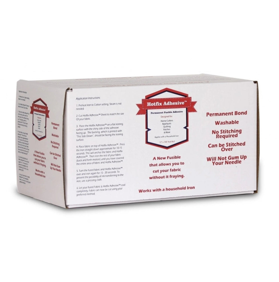 Hotfix Fabric to Fabric Adhesive - 12" wide - Maple Leaf Quilting Company Ltd.