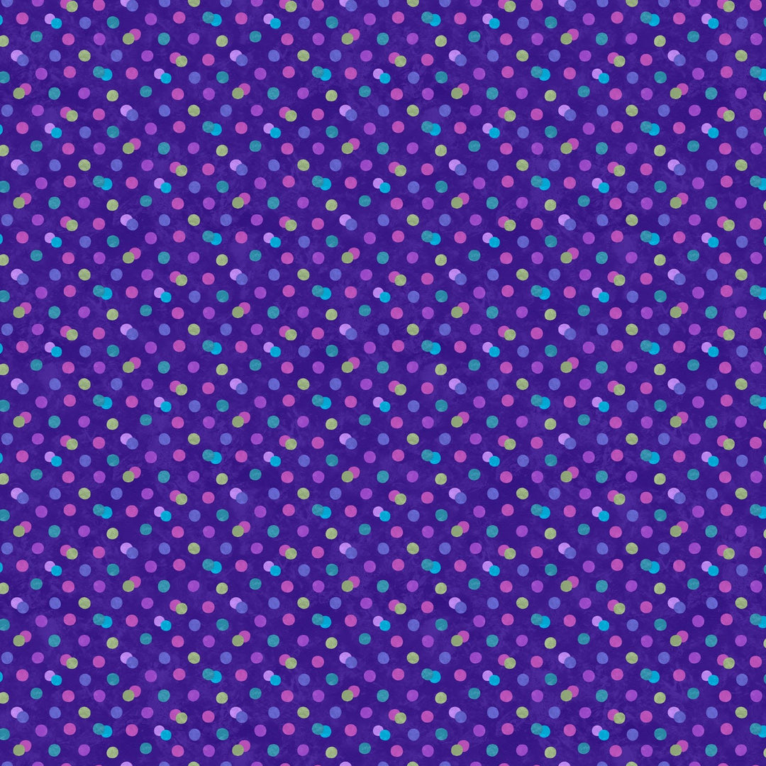 Hugs & Kisses - Big Hugs Purple Multi | 43/44" Flannel (F28000 - 86) - Sold in UNITS of ¼ metre - Maple Leaf Quilting Company Ltd.