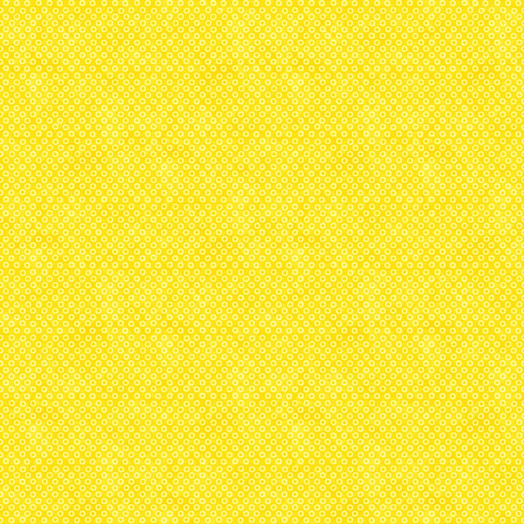 Hugs & Kisses - Rings Yellow | 43/44" Flannel (F28005 - 52) - Sold in UNITS of ¼ metre - Maple Leaf Quilting Company Ltd.