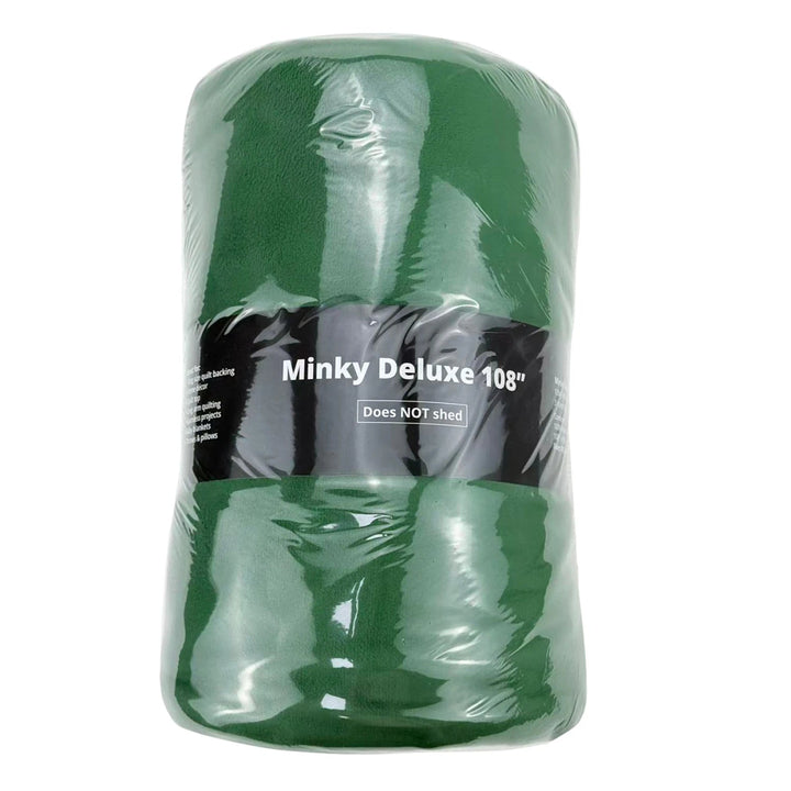 Hunter Solid Minky 108” Minky - 3 Yard Pre - Cut (1394 - 3YD - HUNTER) - Maple Leaf Quilting Company Ltd.