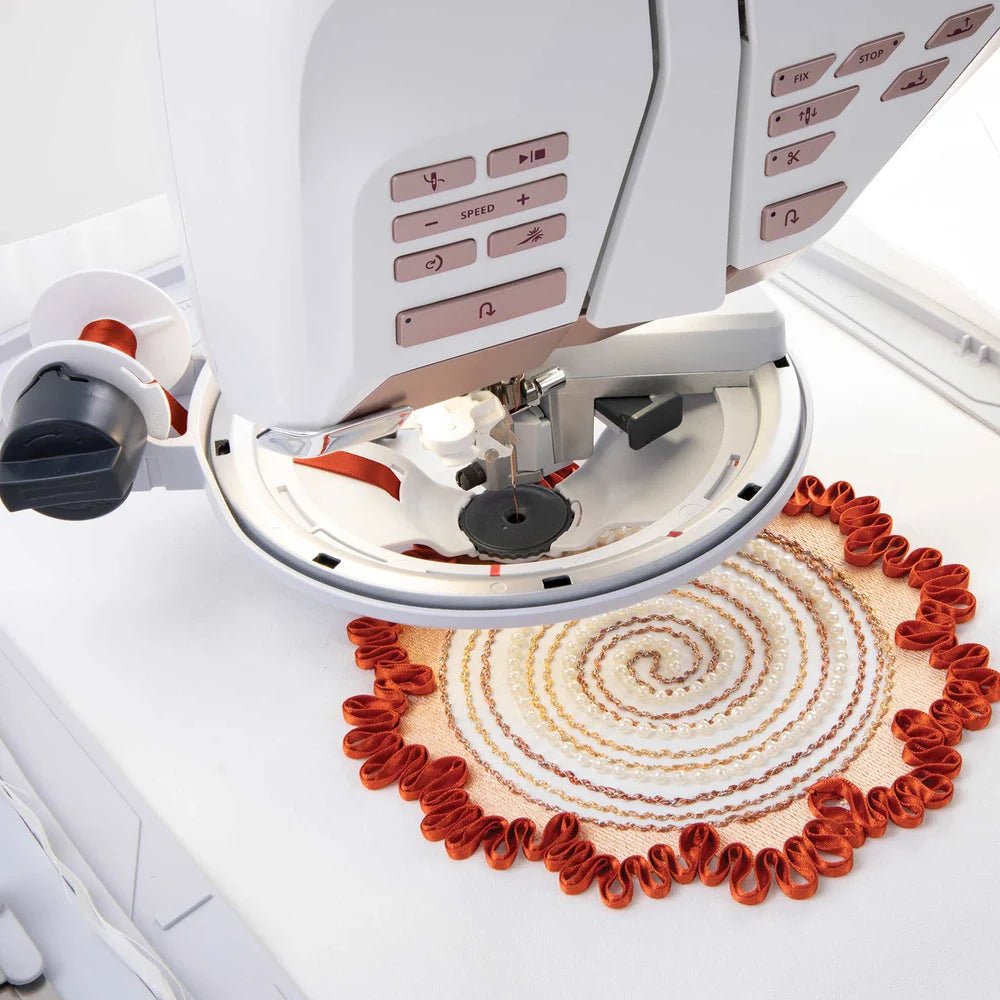 Husqvarna Viking Designer Embellishment Attachement - Maple Leaf Quilting Company Ltd.