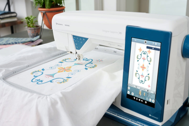 Husqvarna Viking DESIGNER SAPPHIRE 85 - Maple Leaf Quilting Company Ltd.
