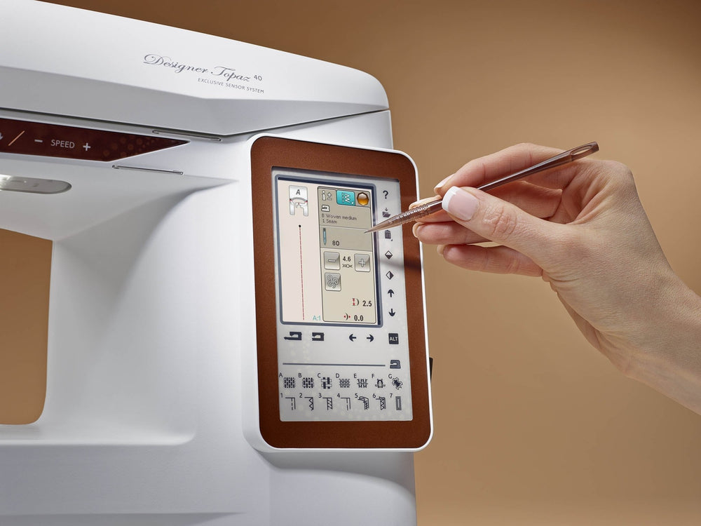 Husqvarna Viking DESIGNER TOPAZ 40 - Maple Leaf Quilting Company Ltd.