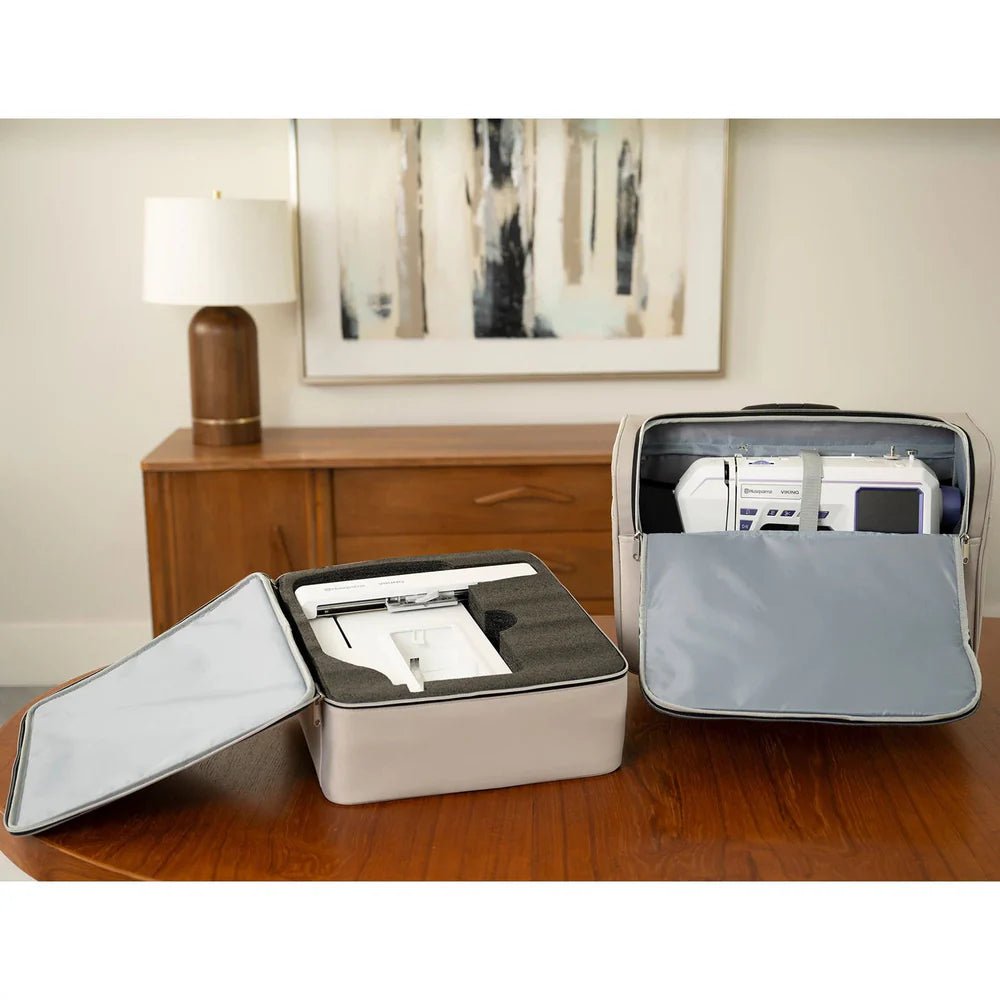 HUSQVARNA® VIKING® Machine & Embroidery Unit Luggage Set - Maple Leaf Quilting Company Ltd.